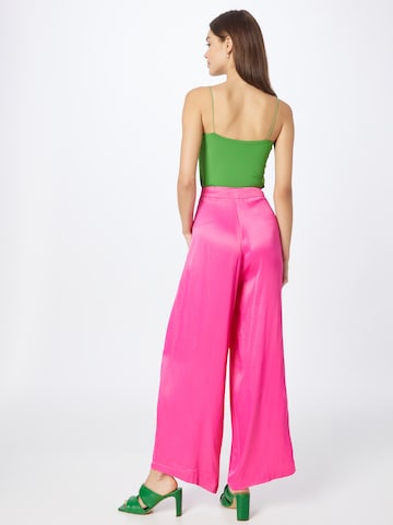 Wide Leg Pantalon Warehouse en rose