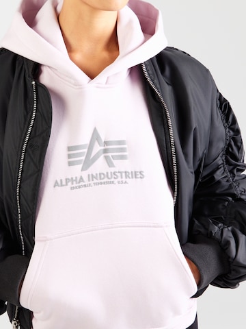 purpurinė ALPHA INDUSTRIES Megztinis be užsegimo