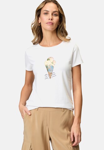 T-shirt zero en blanc : devant