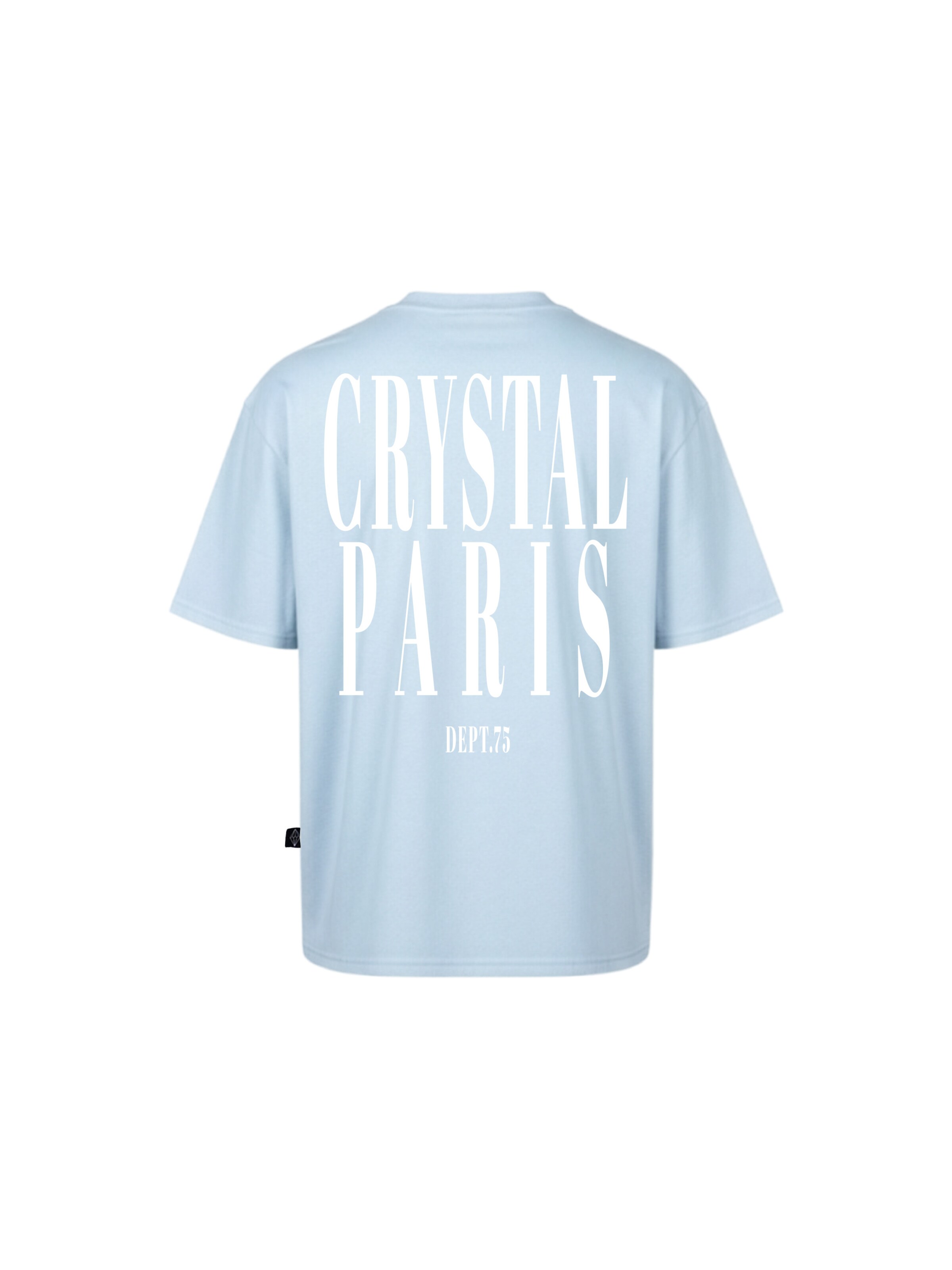 Crystal Paris Shirt 'Face' in Blauw
