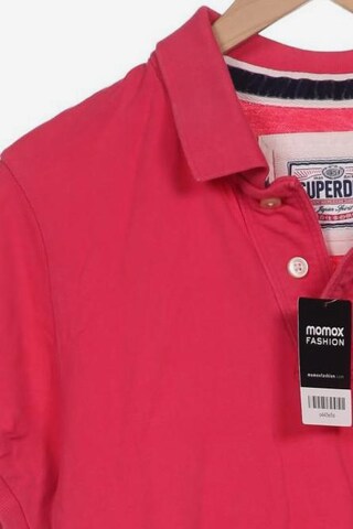 Superdry Poloshirt L in Pink