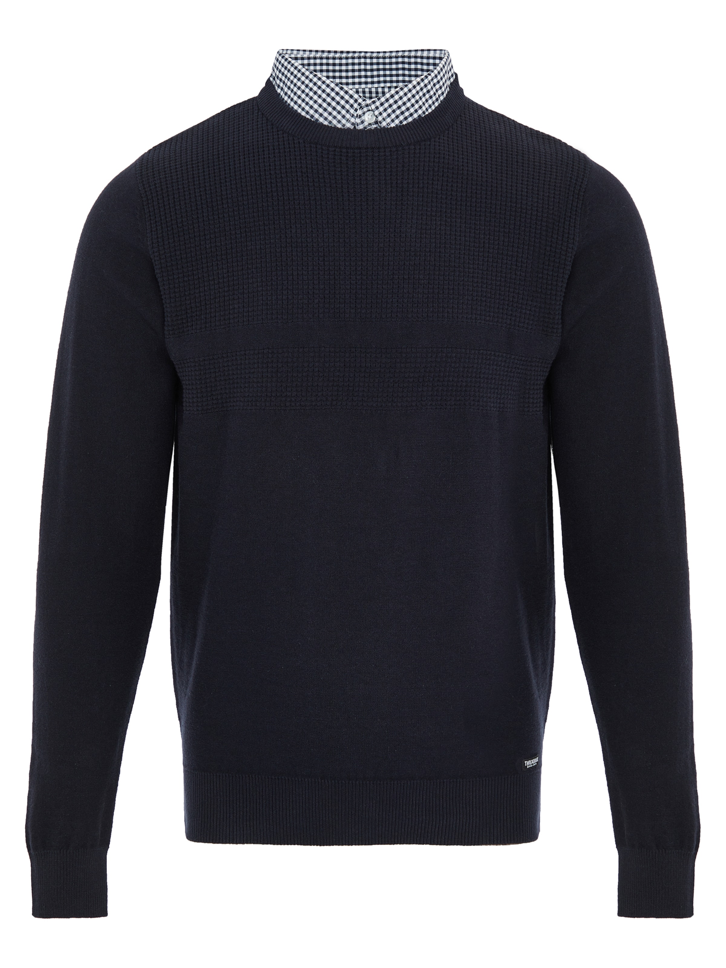 Threadbare Pullover 'Andy' in Blau: Vorderseite