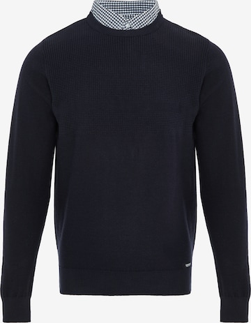 Threadbare Sweater 'Andy' in Blue: front