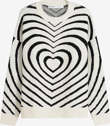 Bershka Pullover i beige: forside