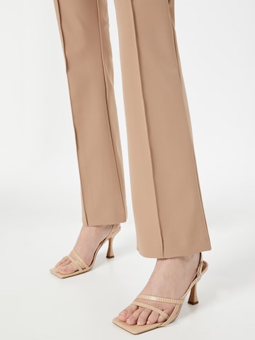 River Island Bootcut Hose in Beige