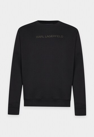 Karl Lagerfeld Sweatshirt in Black: front