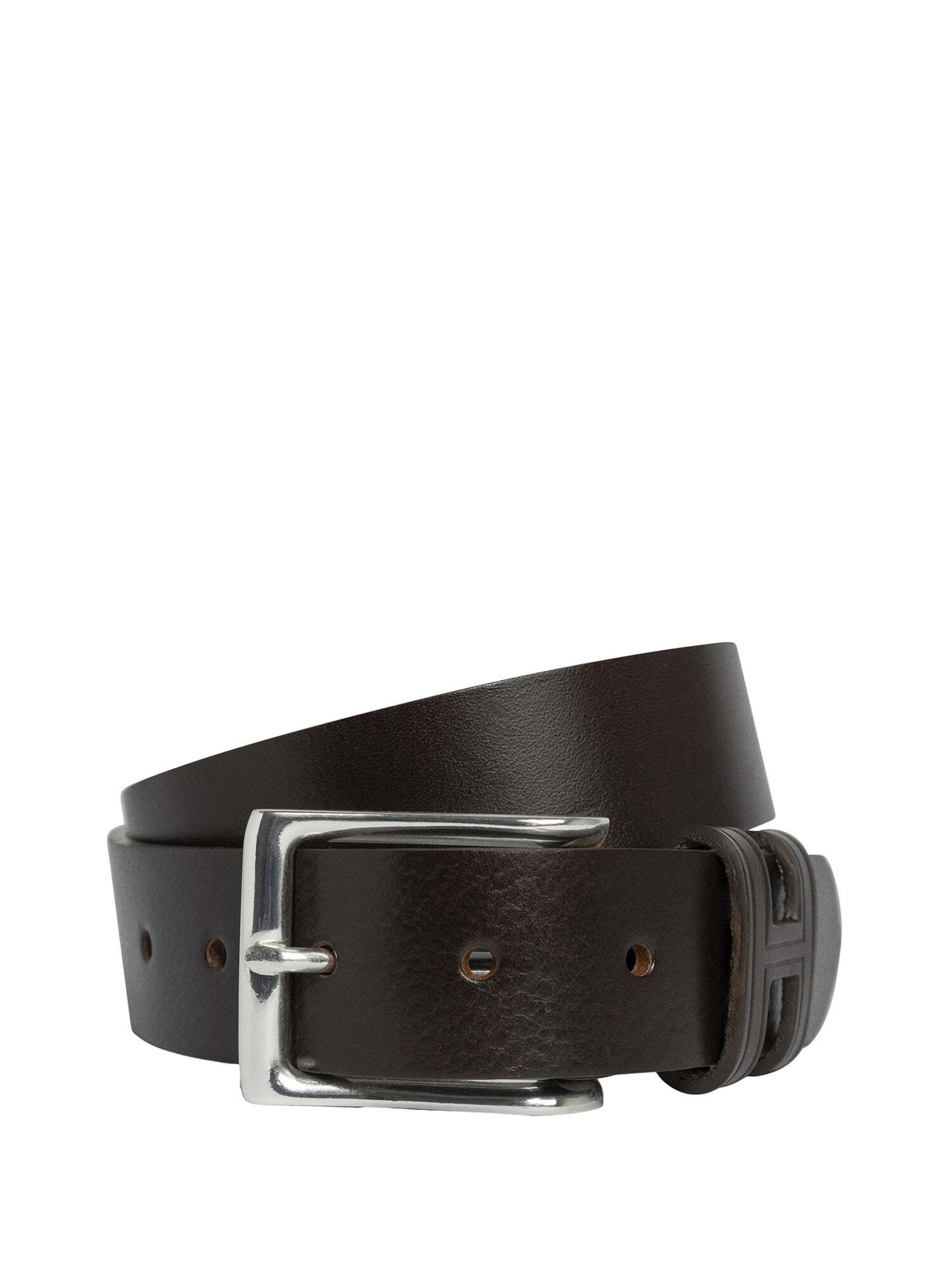 Ceinture Hackett London en marron : devant