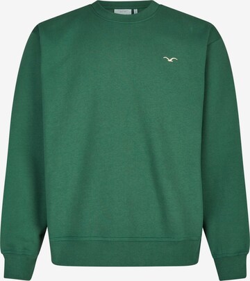 Cleptomanicx Sweatshirt 'Ligull Boxy' in Green: front