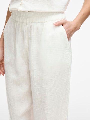 VILA Wide leg Broek 'VILania' in Wit