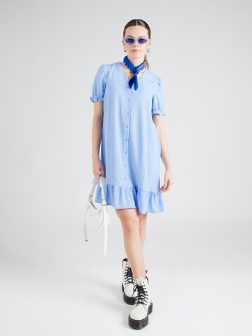 PIECES Shirt dress 'PCSIENNA' in Blue