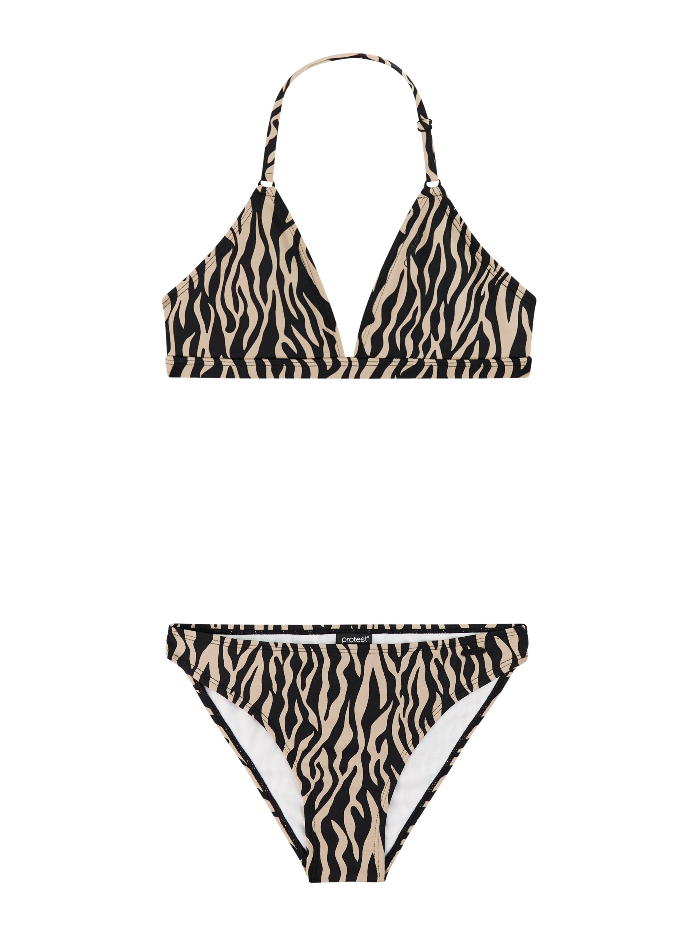 Triangle Bikini 'PRTFabu JR' PROTEST en noir : devant