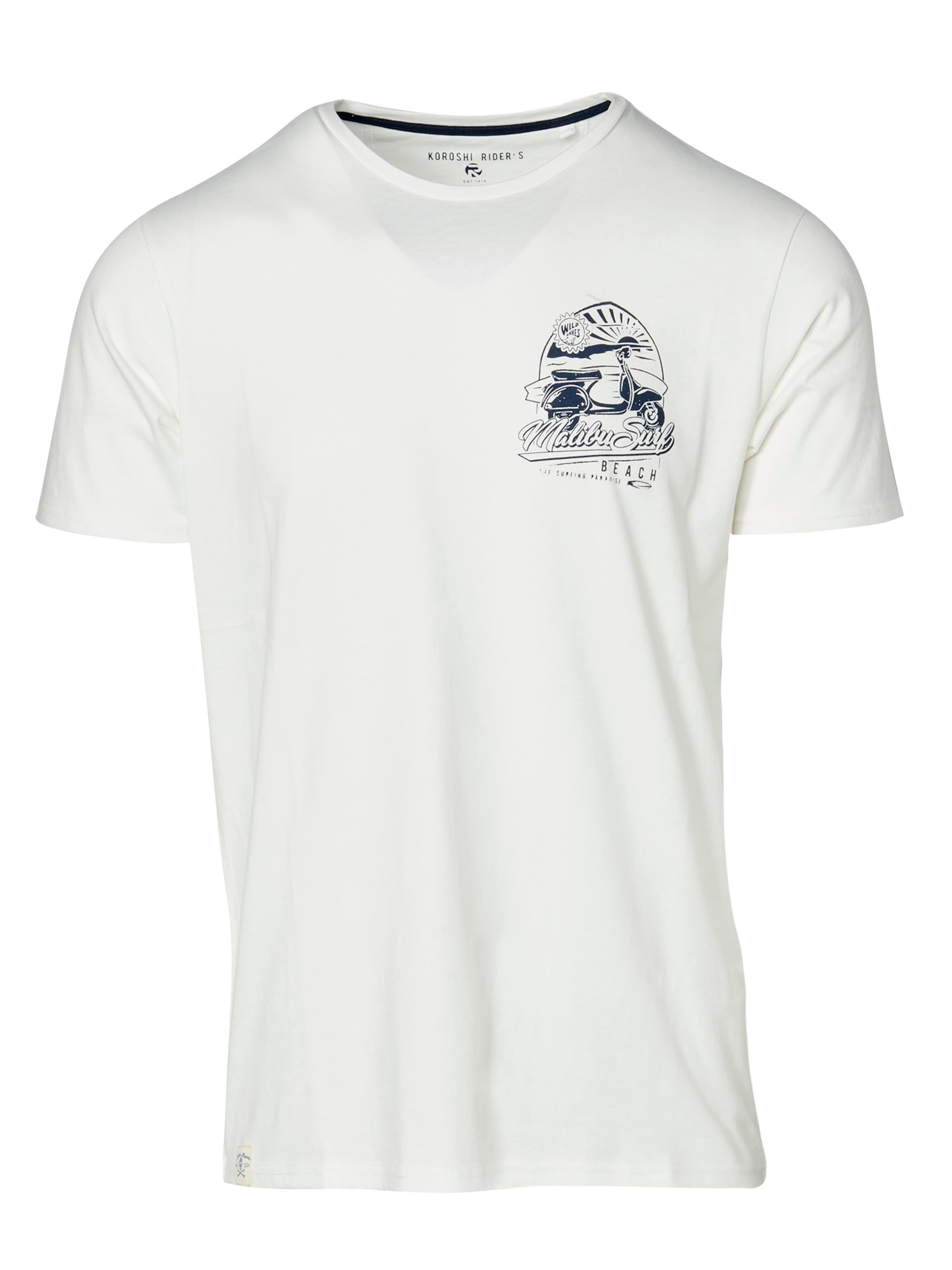 KOROSHI T-Shirt in Weiß: Vorderseite