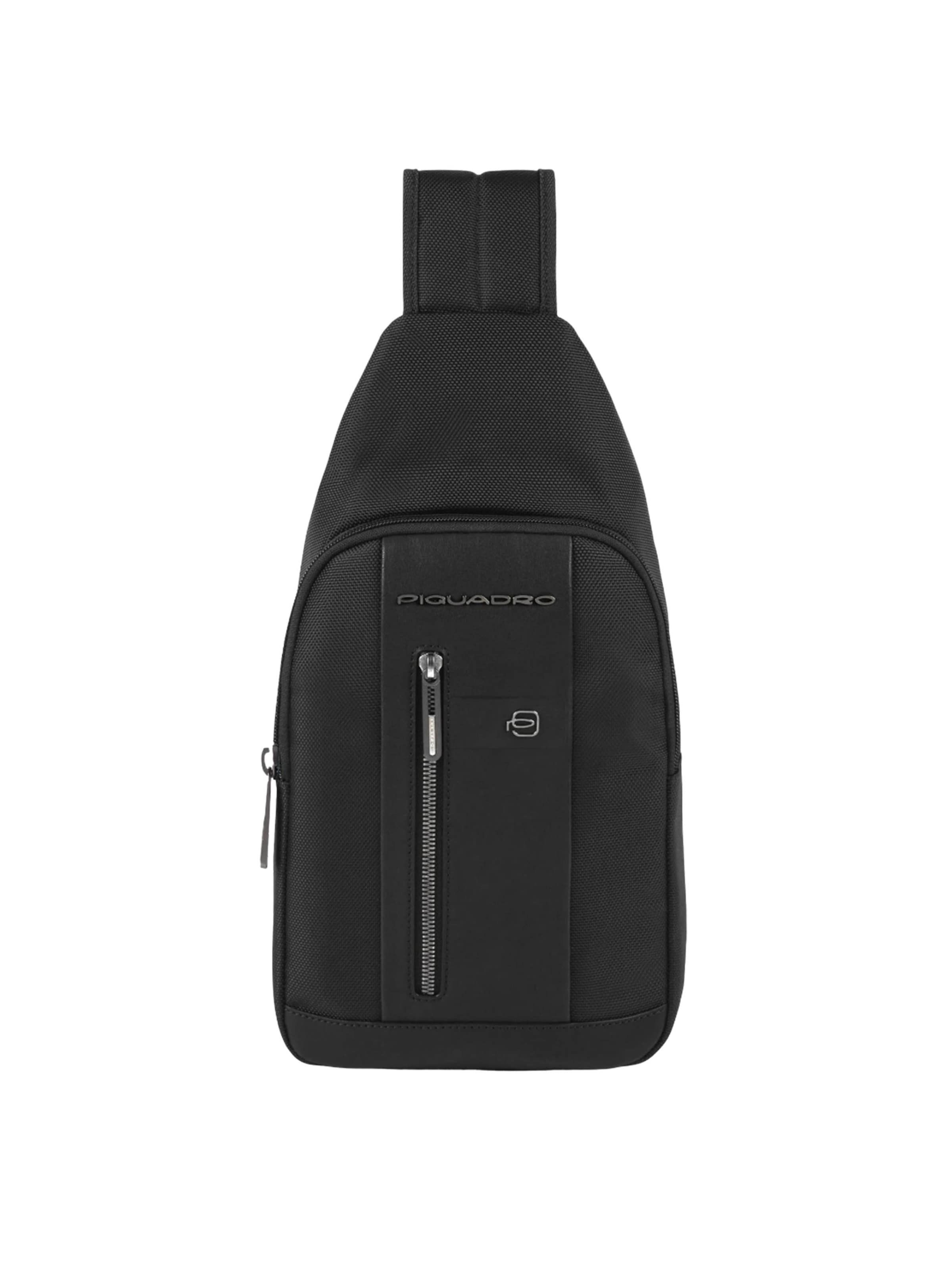 Sac à dos Piquadro en noir : devant