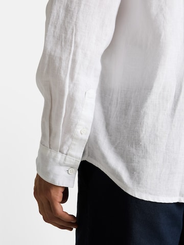 TOM TAILOR Regular fit Button Up Shirt in White