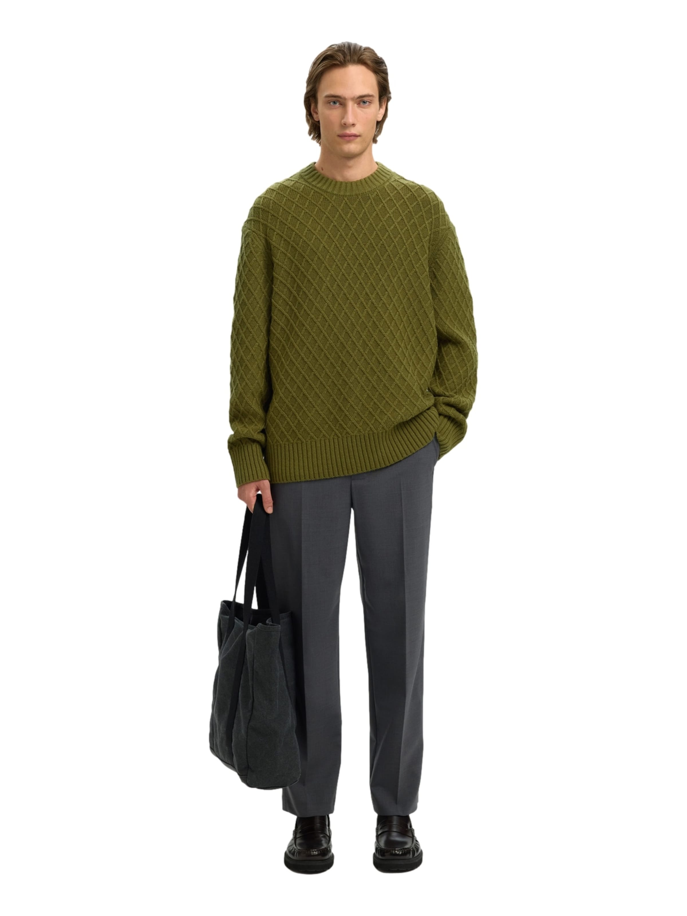 SELECTED Sweater in Green