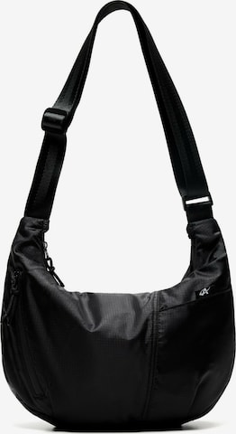 Borsa a tracolla di Bershka in nero: frontale