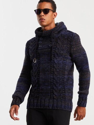 Leif Nelson Pullover in Blau