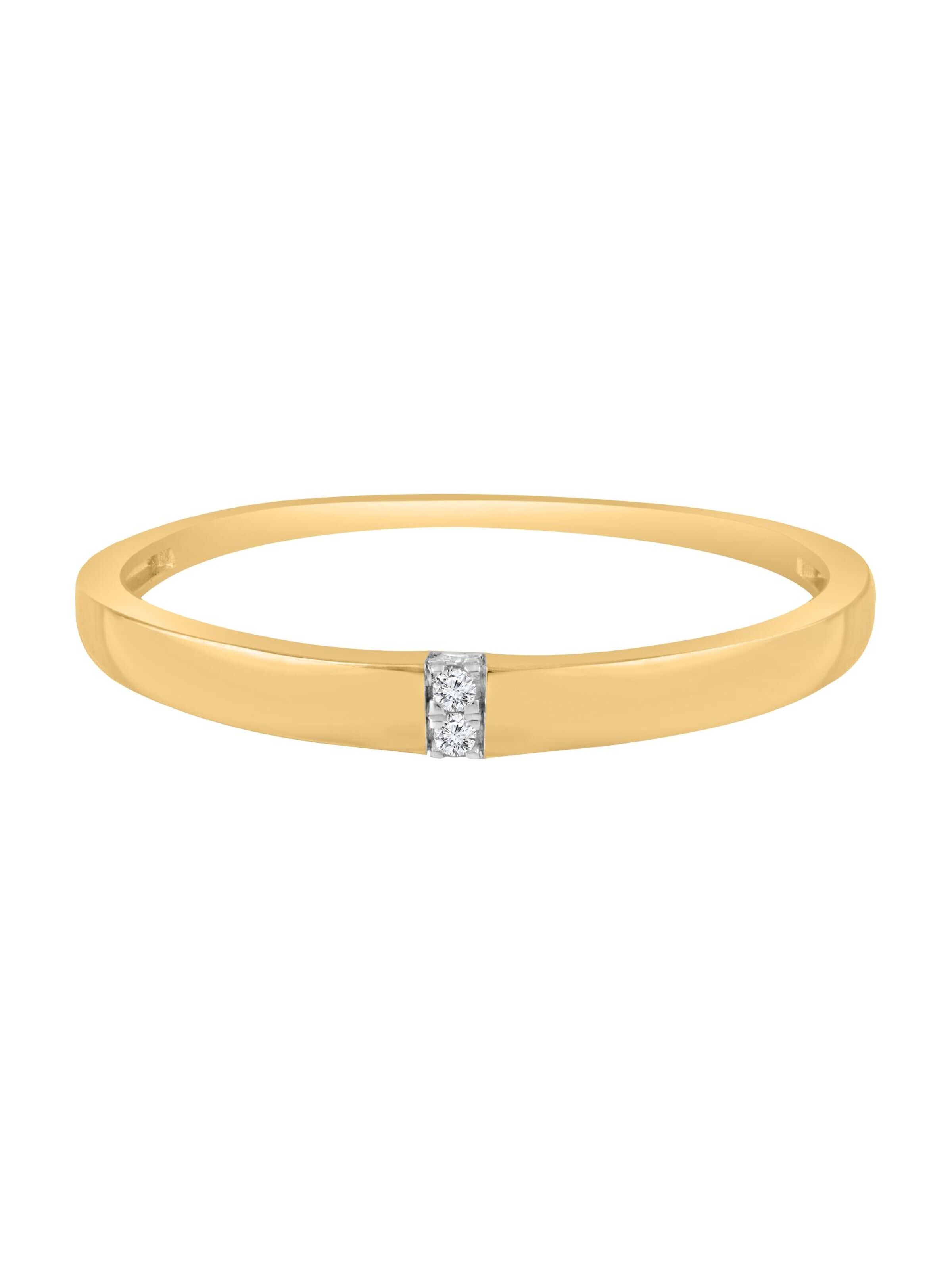 Diamant Exquis - Anillo en oro: frente