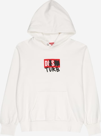 DIESEL Sweatshirt in White: front