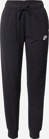 Tapered Pantaloni de la Nike Sportswear pe negru: față