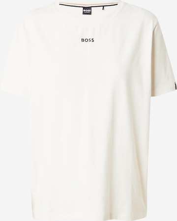 BOSS Black - Camiseta para dormir en blanco: frente