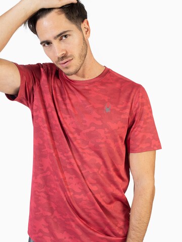 T-Shirt fonctionnel Spyder en rouge