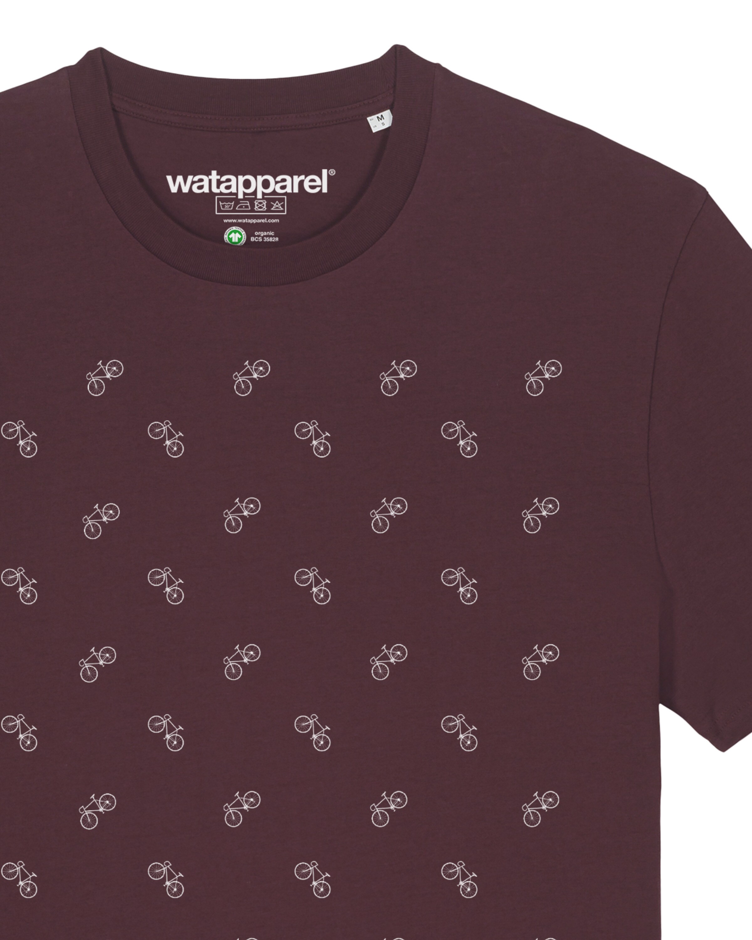 Watapparel T-Shirt 'Fahrräder' in Rot