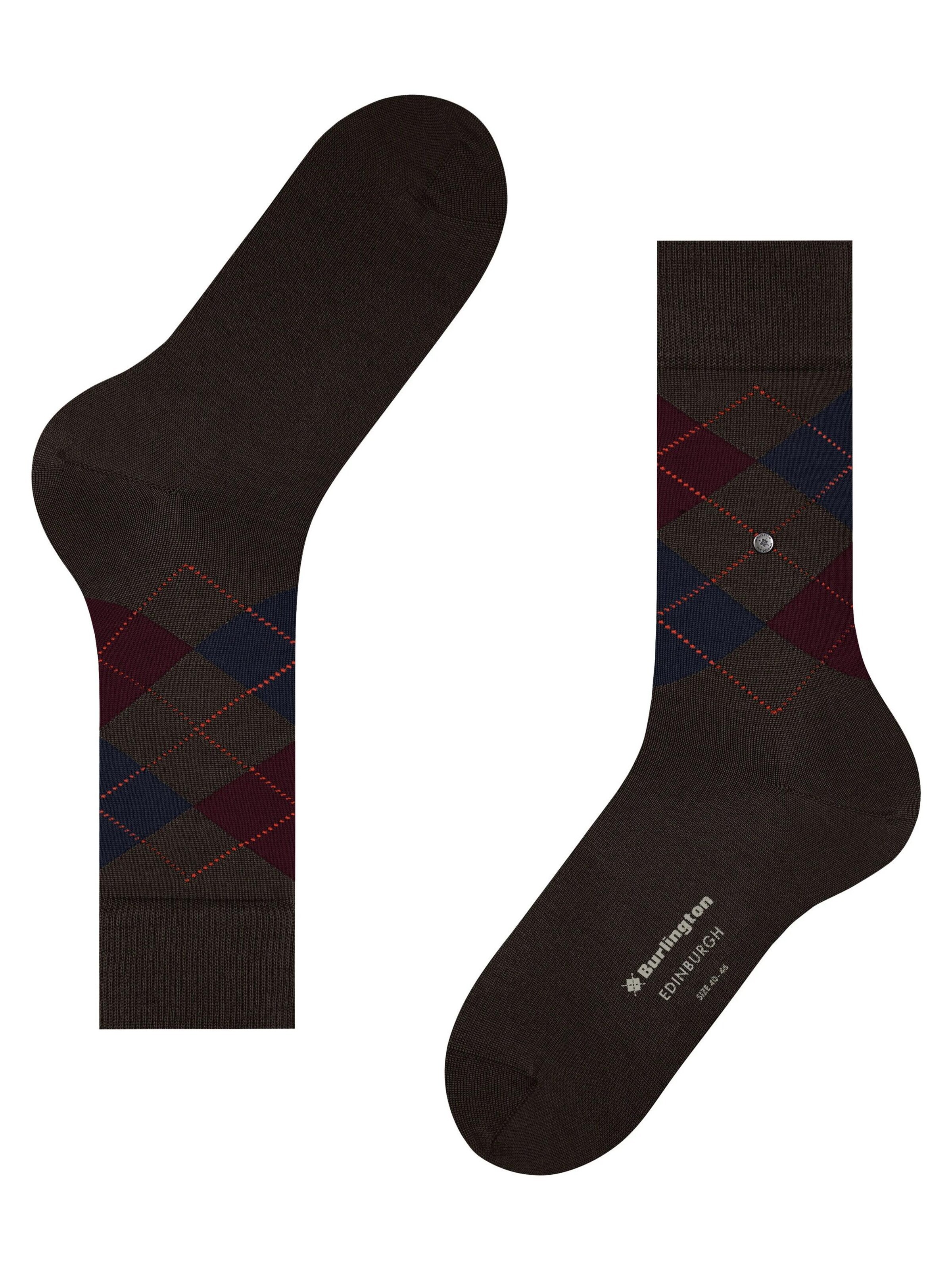 BURLINGTON Socken 'Edinburgh'‌‌‌ in Braun