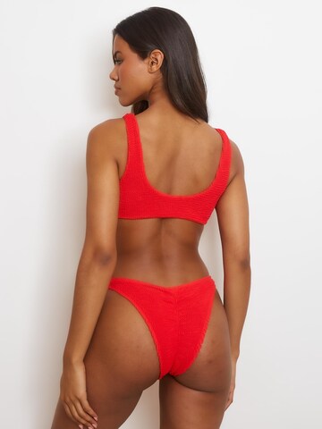 Triangle Hauts de bikini Moda Minx en rouge