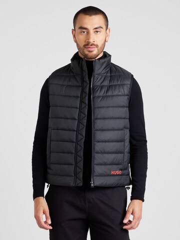 HUGO Vest 'Brentino' in Black: front