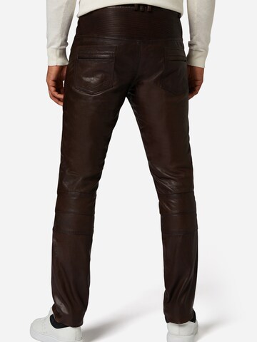 Slimfit Pantaloni 'Franklin' di RICANO in marrone