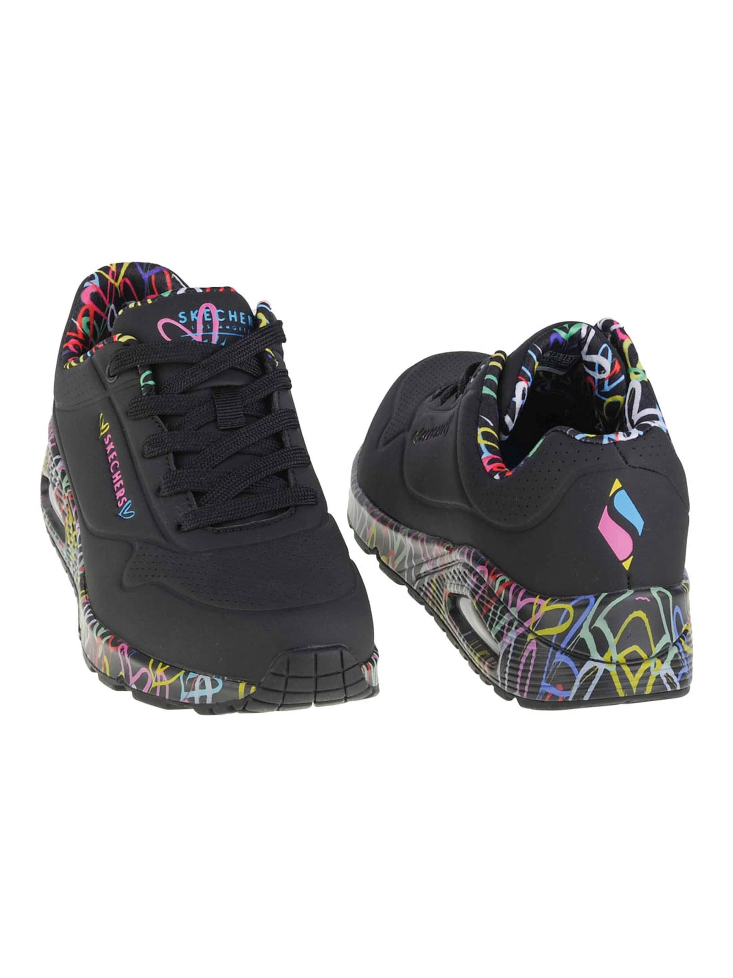 SKECHERS Platform trainers 'Skechers Uno-Loving Love' in Black