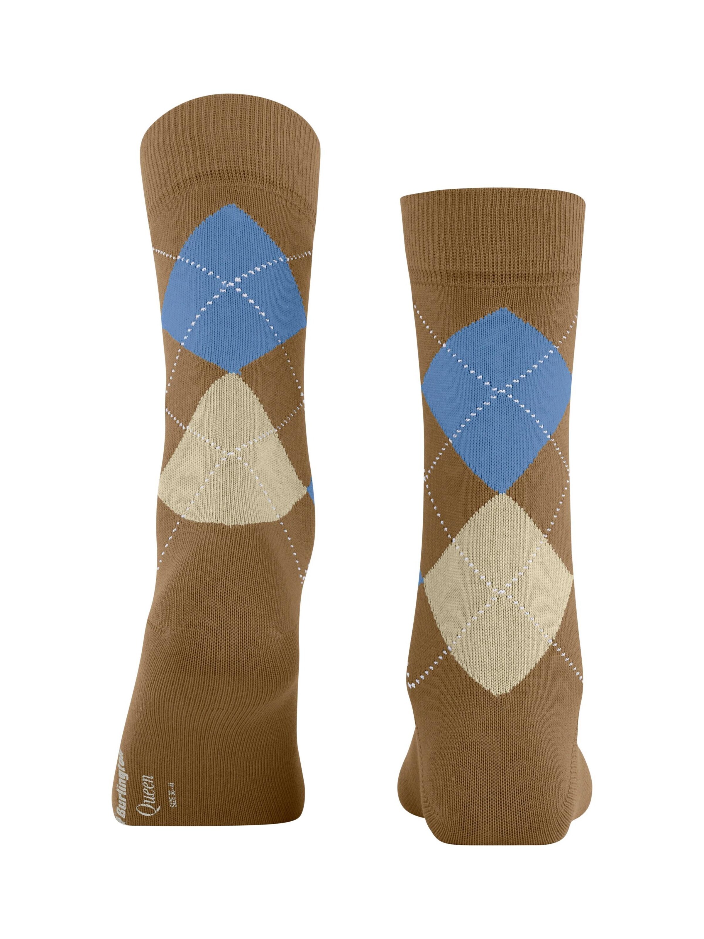 BURLINGTON Socks 'Queen' in Brown