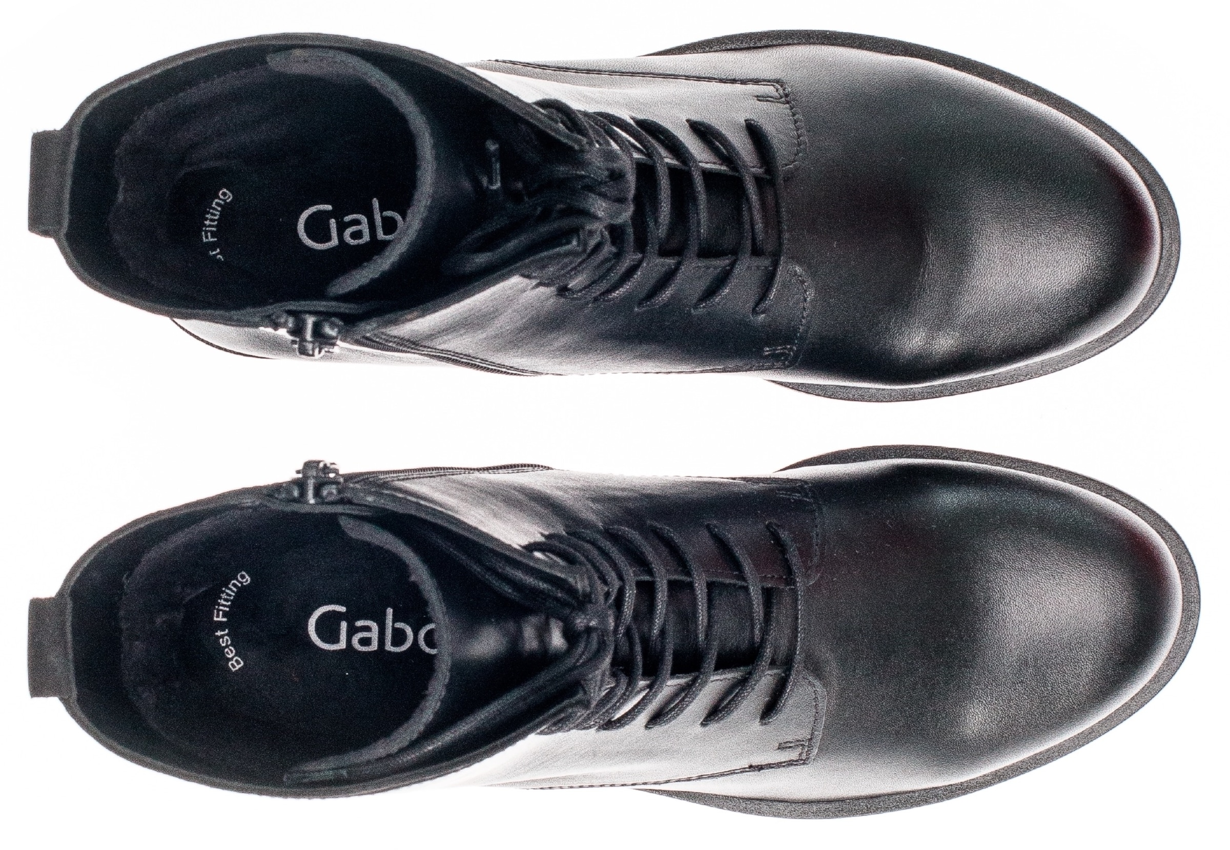 Bottines à lacets GABOR en noir