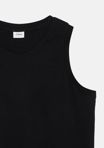 S. Oliver Top in Schwarz