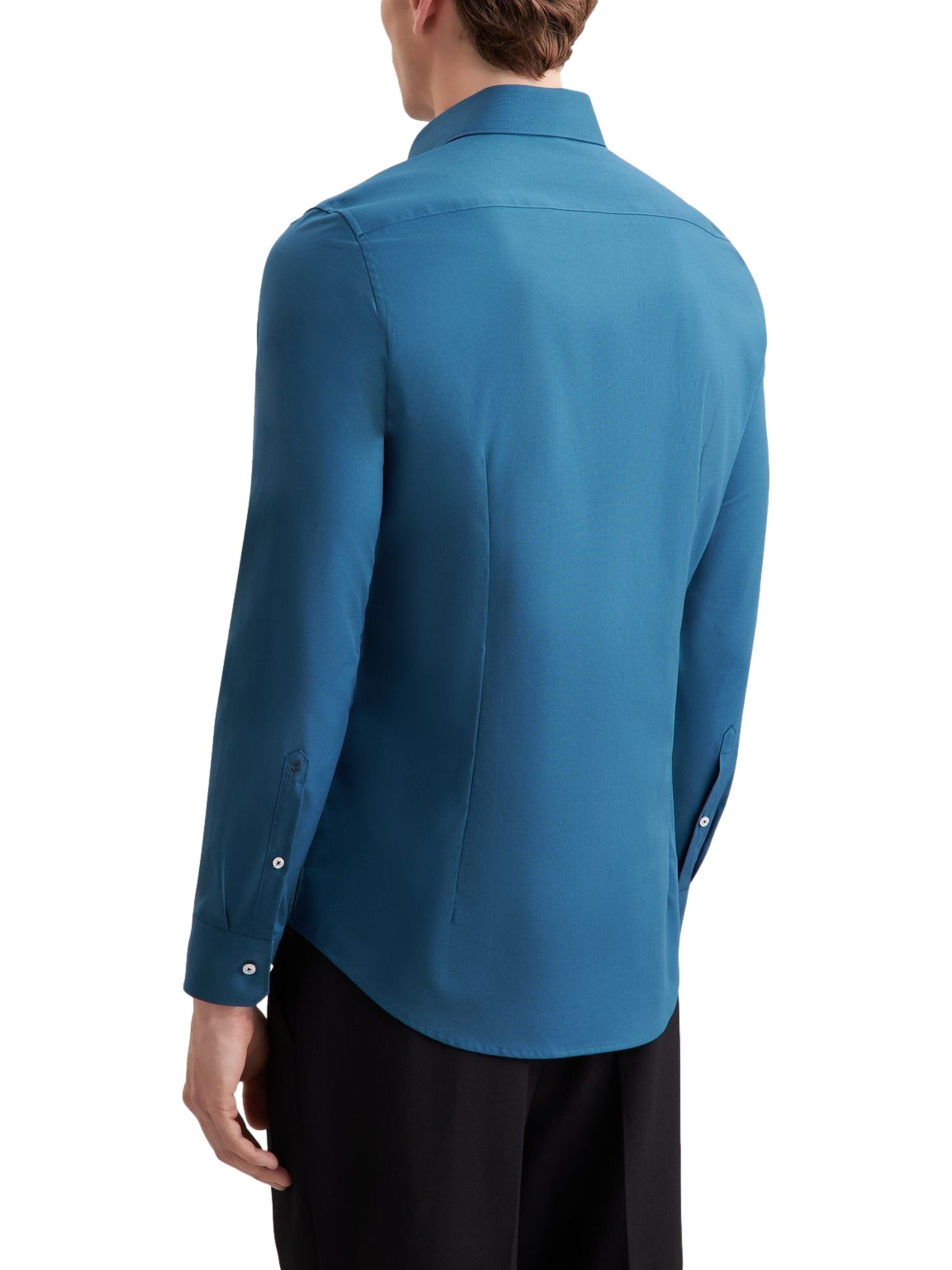 Slim fit Camicia 'New Kent Patch 5' di SEIDENSTICKER in blu