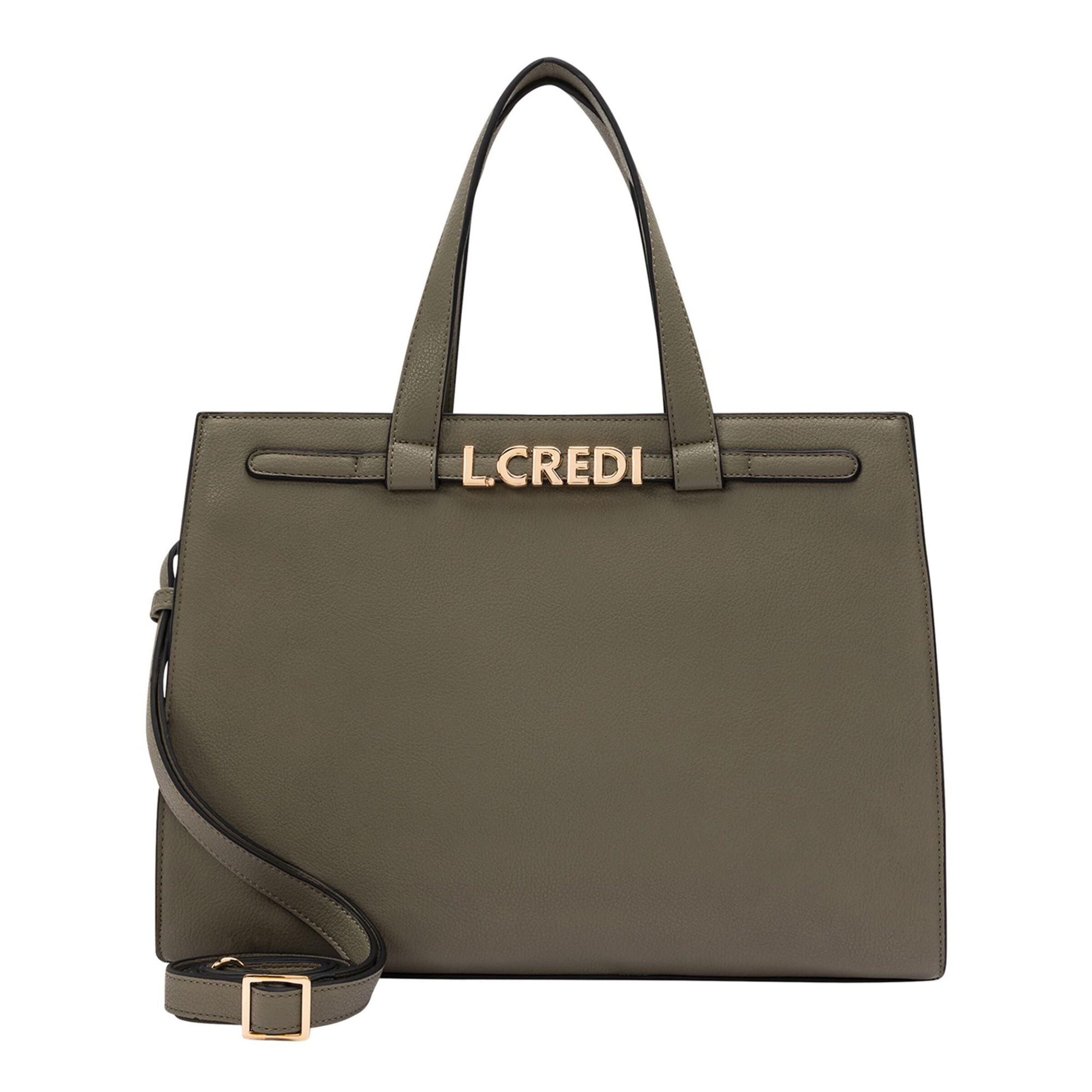 Sac bandoulière 'Olejandra' L.CREDI en vert : devant