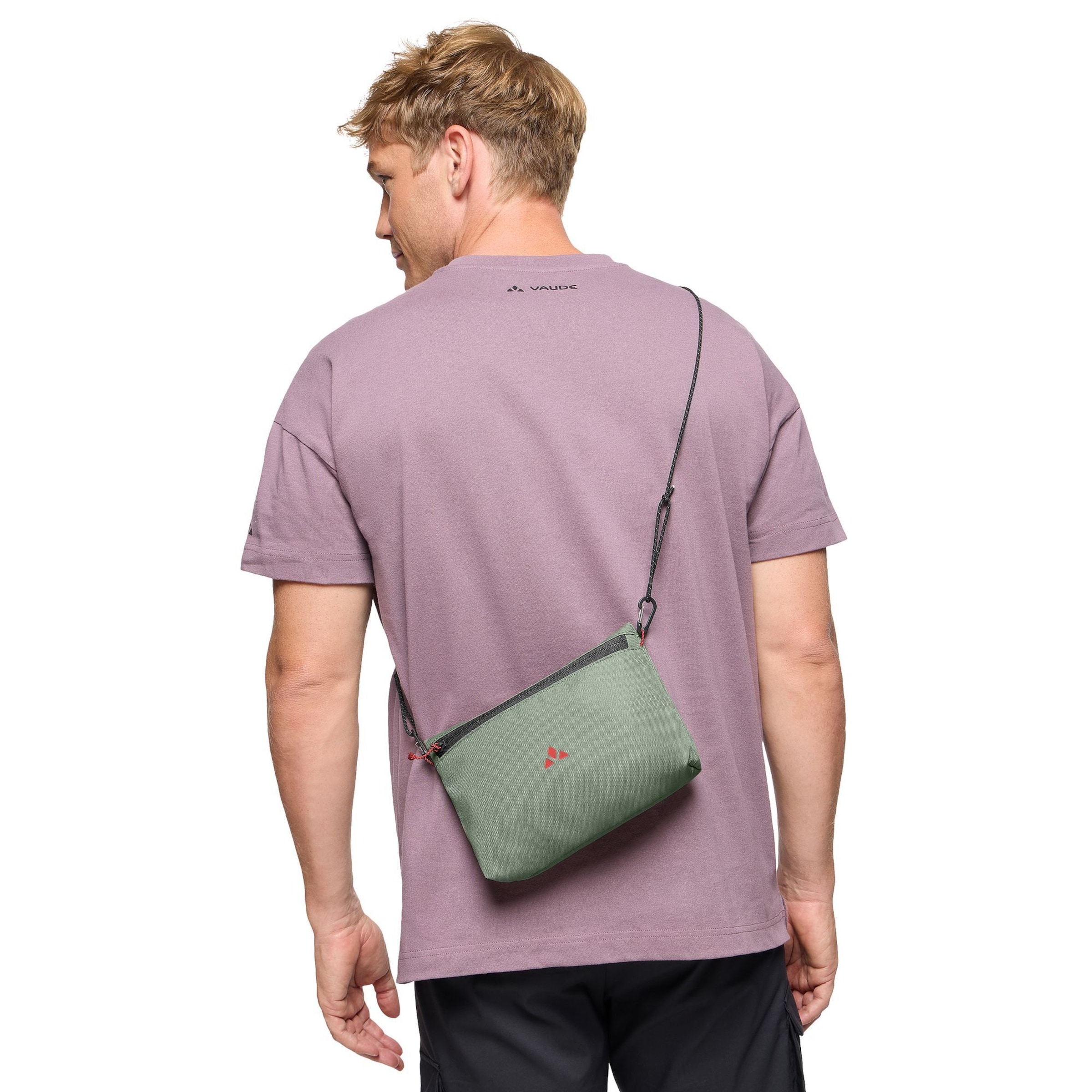 Borsa a tracolla di VAUDE in verde: frontale