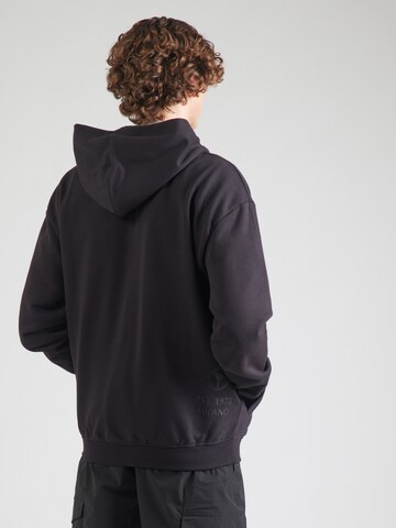 Carlo Colucci Zip-Up Hoodie in Black