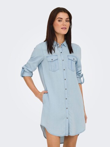 ONLY Shirt dress 'ONLCharis' in Blue: front