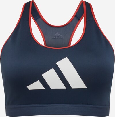 Reggiseno sportivo ADIDAS PERFORMANCE di colore navy / granatina / bianco, Visualizzazione prodotti