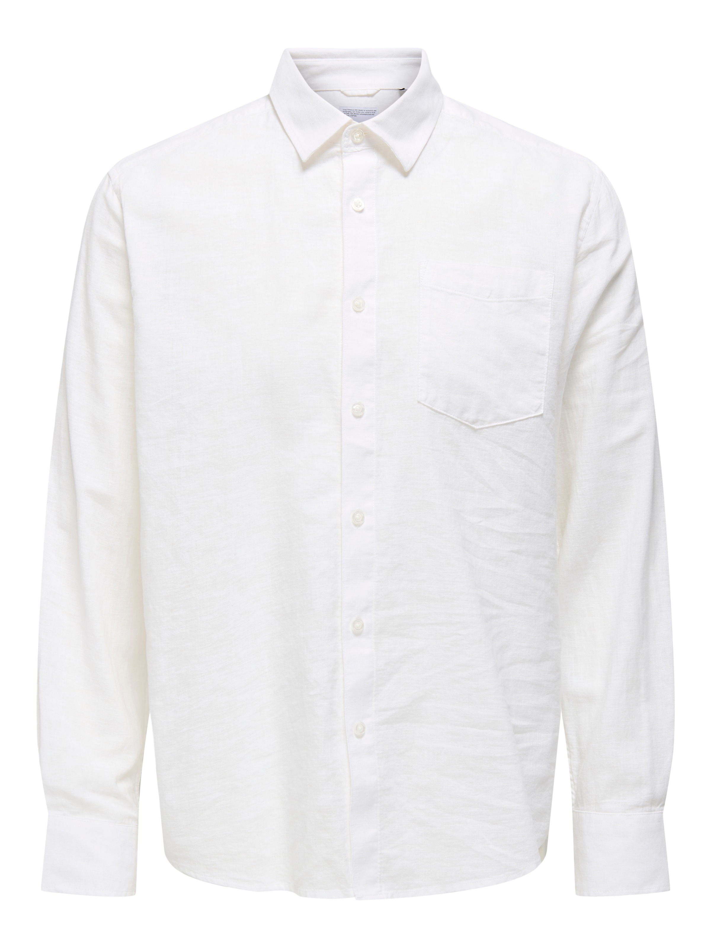 Regular fit Cămașă 'ONSAiden' de la Only & Sons pe alb: față