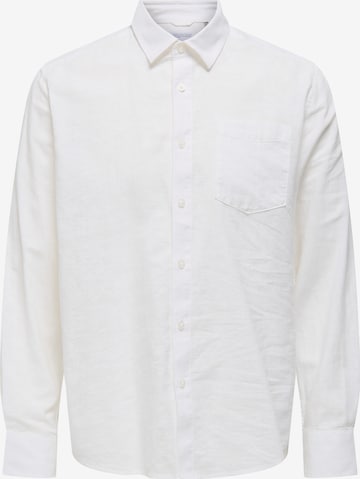 Only & Sons Рубашка 'ONSAiden' в Белый: спереди