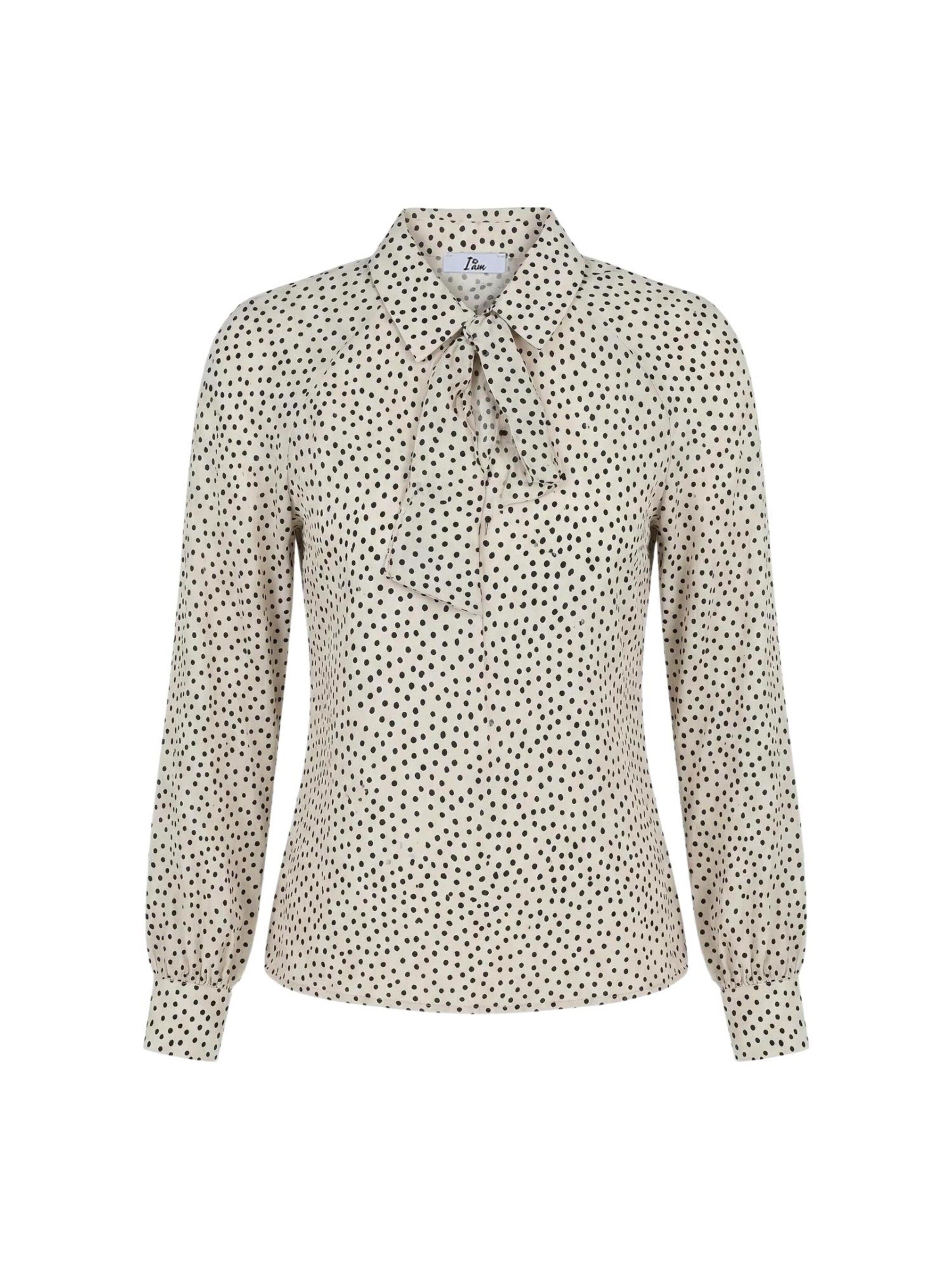 I AM Blus i beige: framsida