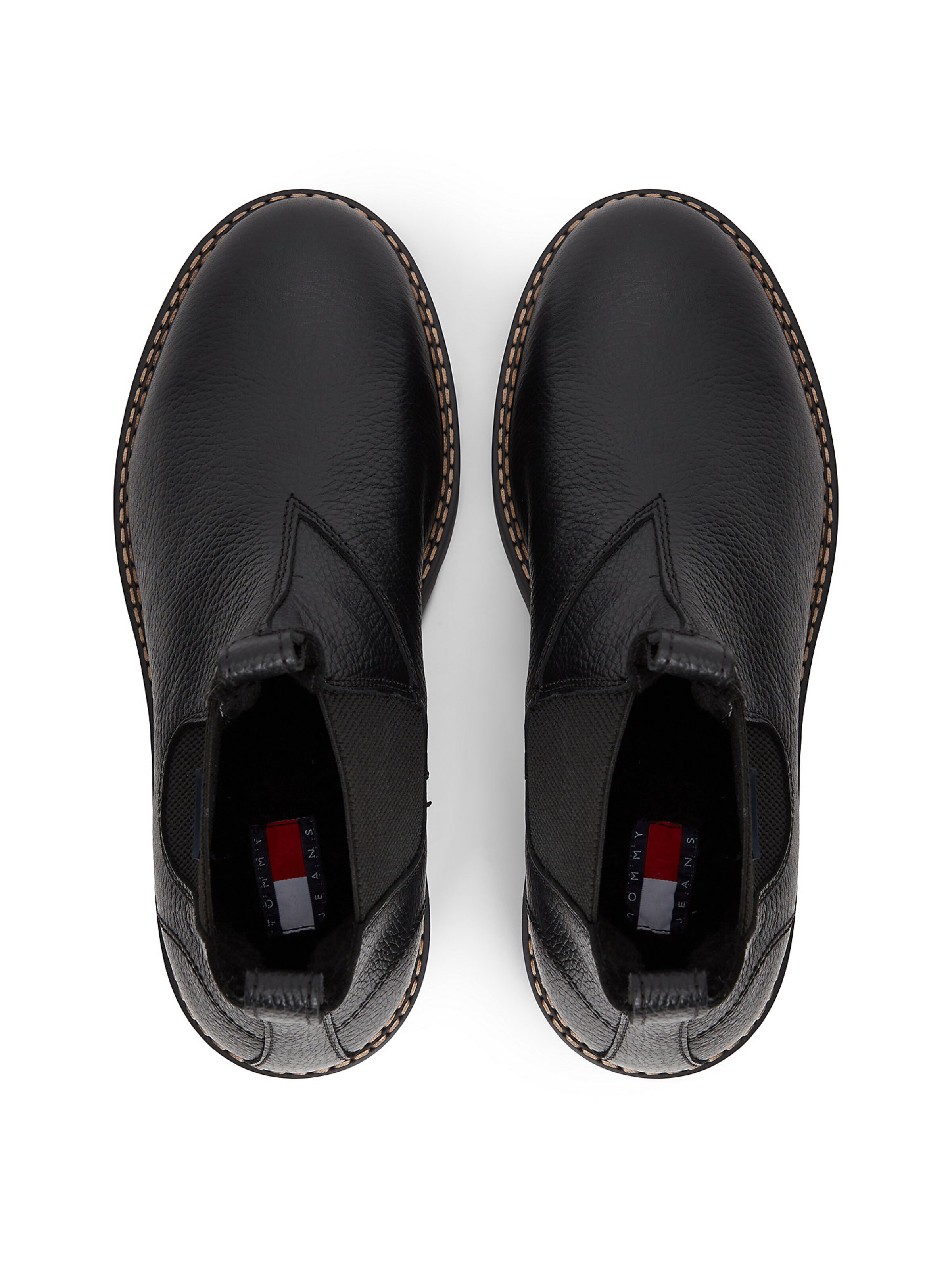 Tommy Jeans Chelsea Boots in Black