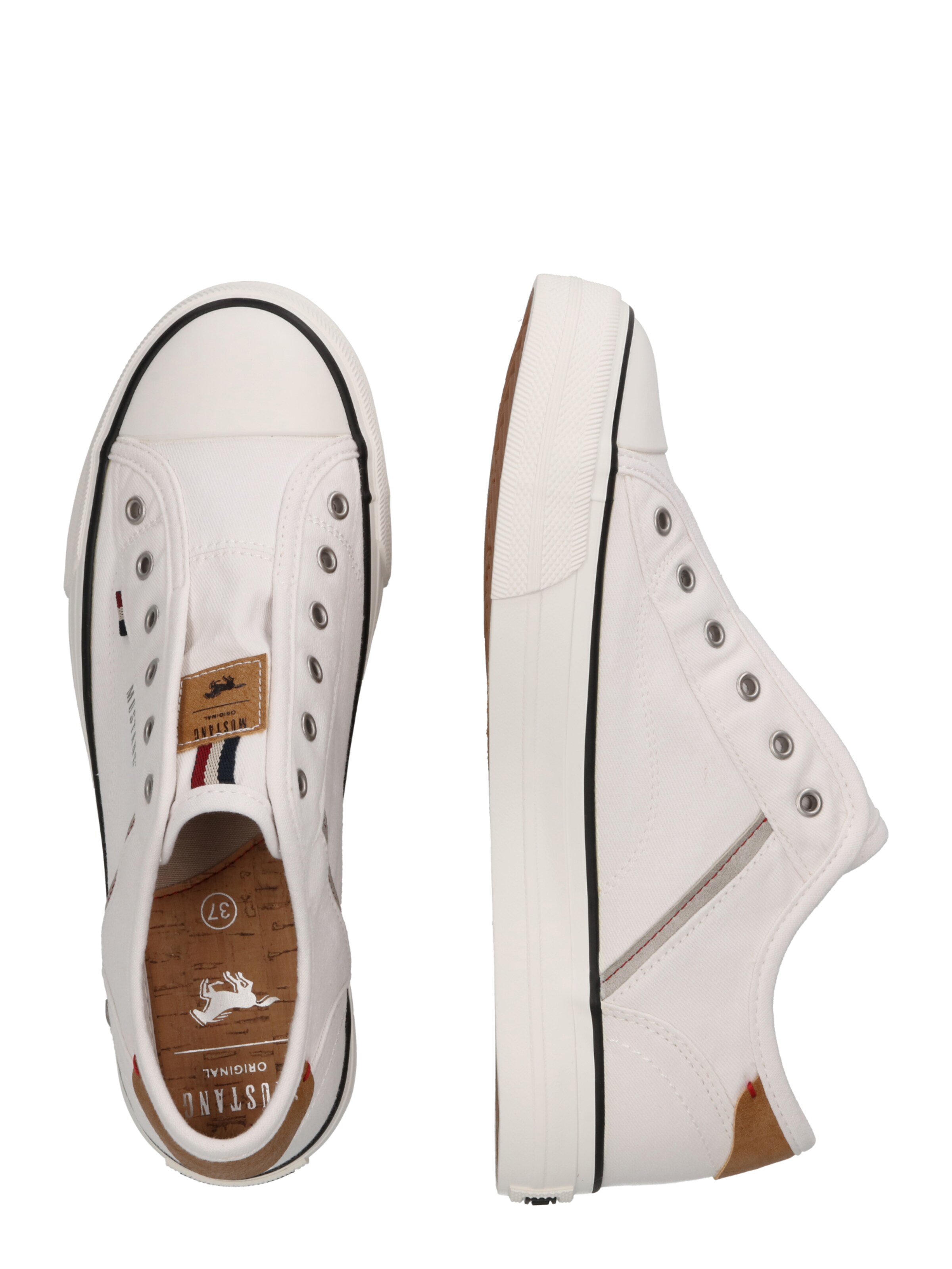 Slip on MUSTANG en blanc