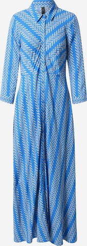 Y.A.SKošulja haljina 'SAVANNA' - plava boja: prednji dio