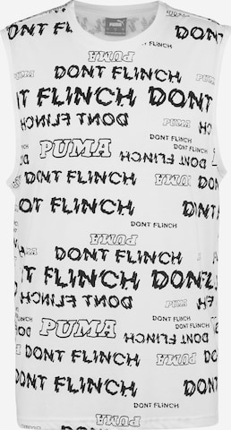 PUMA Performance Shirt 'Don`t Flinch' in Black: front