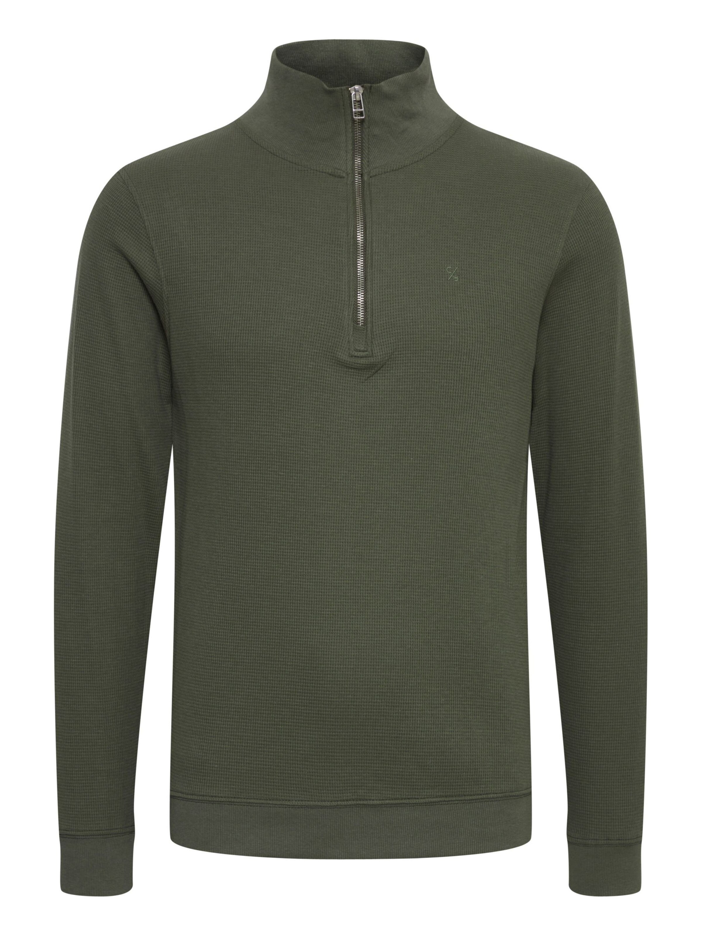 Casual Friday Pullover 'Sebastian' in Grün: Vorderseite