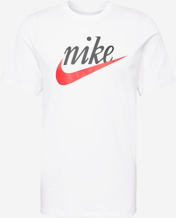 Nike Sportswear T-shirt 'FUTURA 2' i vit: framsida
